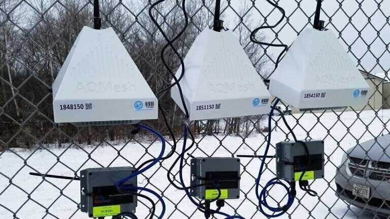 AQMesh thrives through (another) harsh winter